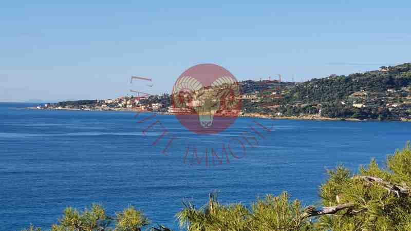 Vista su Bordighera e sul mare